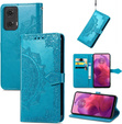 Klopové pouzdro pro Motorola Moto E14, Mandala, modré