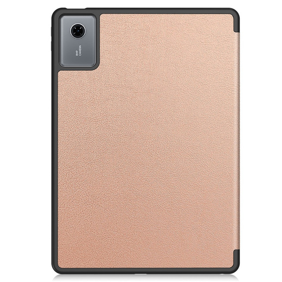 Pouzdro pro Lenovo Idea Tab 11" 2025 TB336FU TB336ZU, stojánek, Smartcase s držákem stylusu, růžově zlaté