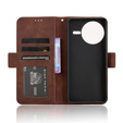 Klopové pouzdro pro Xiaomi Poco F7 Pro, Card Slot, hnědé