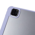 Pouzdro pro iPad Pro 12.9" 2022/2021/2020 (6/5/4 gen.), Smartcase Hybrid, se slotem na stylus, fialové