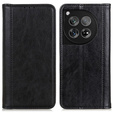 Pouzdro pro OnePlus 12 5G, Wallet Litchi Leather, černé