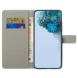 Klopové pouzdro pro Motorola Moto G53 5G / G23 / G13, Wallet, colorful jellyfish, černé