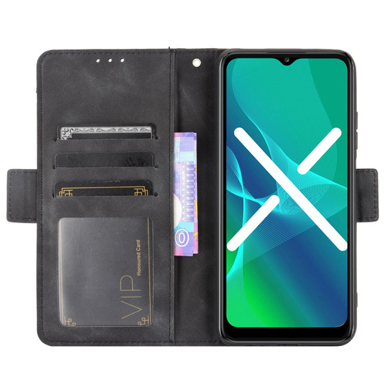 Klopové pouzdro pro Oppo Reno5 Lite, Card Slot, černé