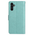 Klopové pouzdro pro Samsung Galaxy A25 5G, Butterfly, mincovní + 9H sklo  