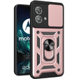 Pouzdro pro Motorola Edge 40 Neo, CamShield Slide, růžové rose gold