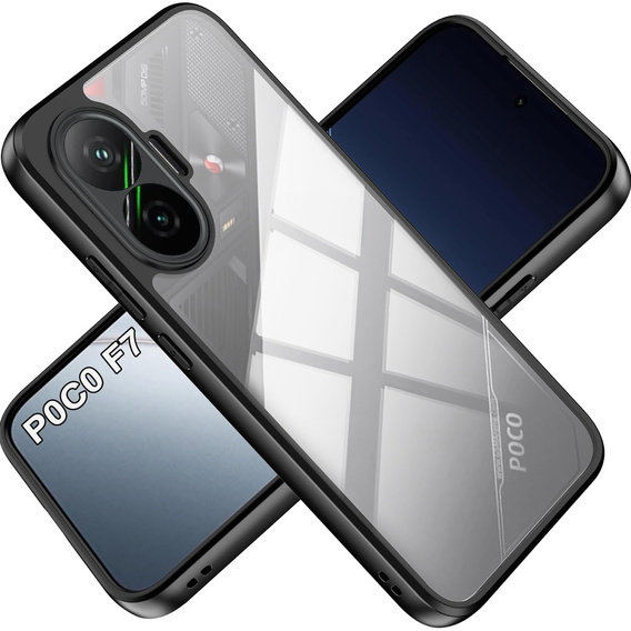 Průhledné pouzdro Fusion Hybrid pro Xiaomi Poco F7 5G