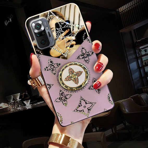 Fashion Pouzdro pro Xiaomi Redmi Note 10 Pro, fialové