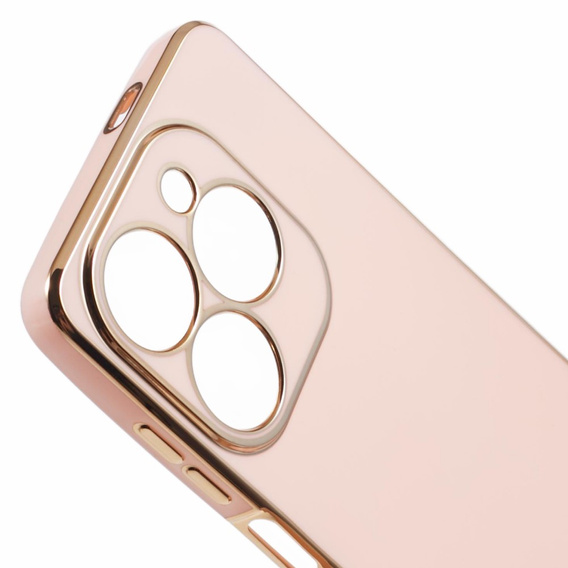 Pouzdro pro Infinix Hot 40i, Glamour CamShield, růžové rose gold