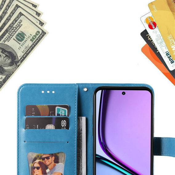 Klopové pouzdro pro Realme C67, Mandala, modré