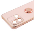 Pouzdro pro Xiaomi Redmi 12C, Electro Ring, růžové rose gold