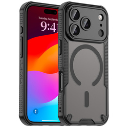 Pouzdro pro iPhone 17 Pro Max, pro MagSafe, pancéřované, černé