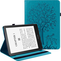 Flipové pouzdro pro Amazon Kindle Paperwhite 5 (2021), tree, modré