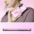 Pouzdro pro Samsung Galaxy A36, Electro MagSafe, růžové rose gold + sklo na displej