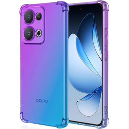 Pouzdro pro Oppo Reno 13, Gradient Dropproof, Fialová / modrá
