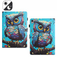 Pouzdro pro iPad 10.9" 2022 (10 gen.), s klopou, owl