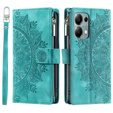 Klopové pouzdro pro Xiaomi Redmi Note 13 Pro 4G / Xiaomi Redmi Note 14S / Xiaomi Poco M6 Pro 4G, Mandala, zelené
