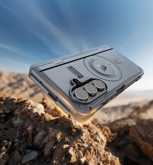 Dexnor Magnetické pancéřové pouzdro s dvojitou základnou pro Samsung Galaxy Z Fold7
