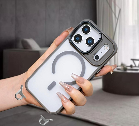 Pouzdro s podstavcem a odnímatelným řemínkem, pro MagSafe pro iPhone 17 Pro