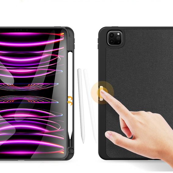 Pouzdro pro iPad Pro 13" 2024, Dux Ducis Domo, černé