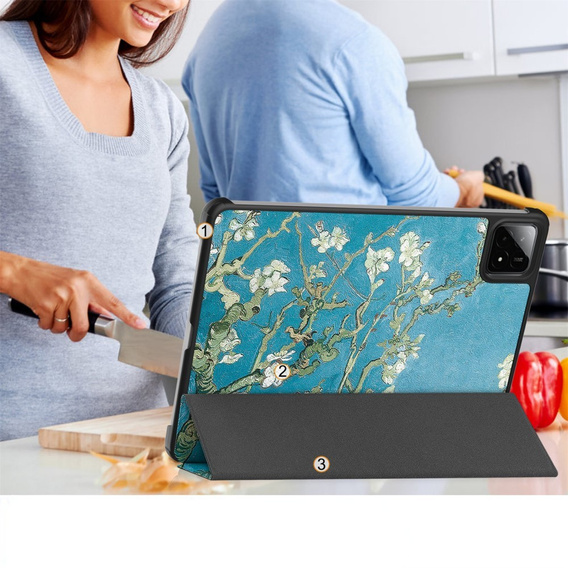 Pouzdro pro Xiaomi Pad 7 / 7 Pro, Smartcase, Flowers
