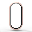 Pouzdro 2v1 + tvrzené sklo pro Xiaomi Smart Band 10 / 9 / 8, růžové