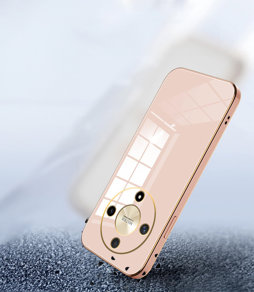 Pouzdro pro Honor Magic 6 Lite 5G, Glamour CamShield, růžové rose gold