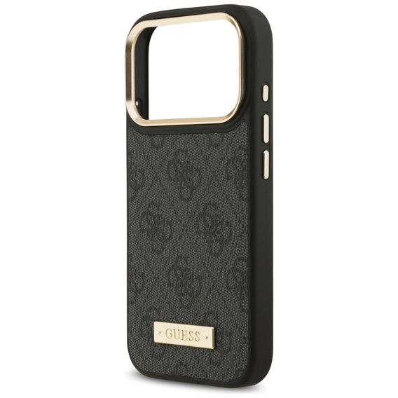 Pouzdro GUESS 4G Logo Plate MagSafe pro iPhone 17 Pro