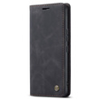 Pouzdro CASEME pro Samsung Galaxy M33 5G, Leather Wallet Case, černé