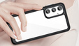 Pouzdro pro Samsung Galaxy A55 5G, Fusion Hybrid, transparentní / černé