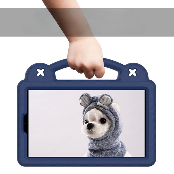 Dětské pouzdro pro Samsung Galaxy Tab A7 Lite 8.7 T220/T225, Cute Patterns, se stojánkem, námořnicky modré
