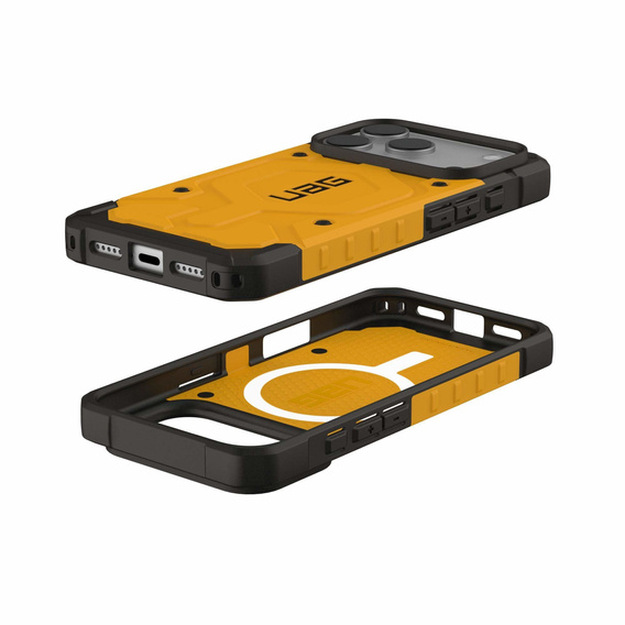Pouzdro Urban Armor Gear pro iPhone 17 Pro Max, Pathfinder MagSafe, Heritage Yellow