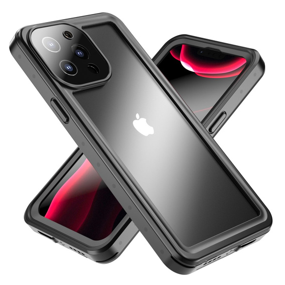 Vodotěsné pouzdro IP68 pro iPhone 13 Pro Max, Redpepper Pro, černé