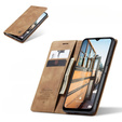 Pouzdro CASEME pro Samsung Galaxy M33 5G, Leather Wallet Case, hnědé