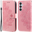 Klopové pouzdro pro Samsung Galaxy A54 5G, Mandala Flower, růžové rose gold