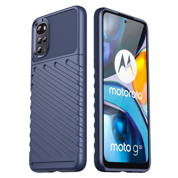 Pouzdro pro Motorola Moto G22, Thunder, modré