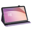 Pouzdro s klopou pro Lenovo Pad M9, flower, fialové
