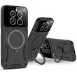 Obrněné pouzdro pro Realme 12 Pro 5G / 12 Pro+ 5G, Magnetic Ring, černé