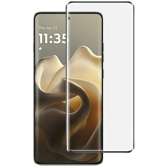 3D tvrzené sklo pro Motorola Edge 60 Pro, černý rámeček