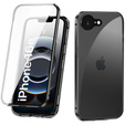 Pouzdro pro iPhone 16E, Magnetic Dual Glass, černé