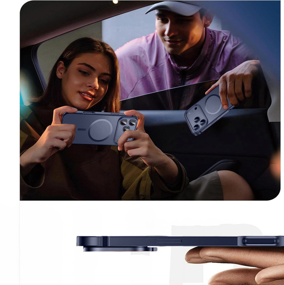 Metal Frame pouzdro pro MagSafe pro iPhone 17 Pro