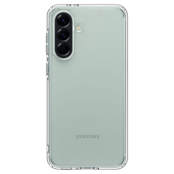 Pouzdro Spigen pro Samsung Galaxy A56 5G, Ultra Hybrid, průhledné + 9H tvrzené sklo