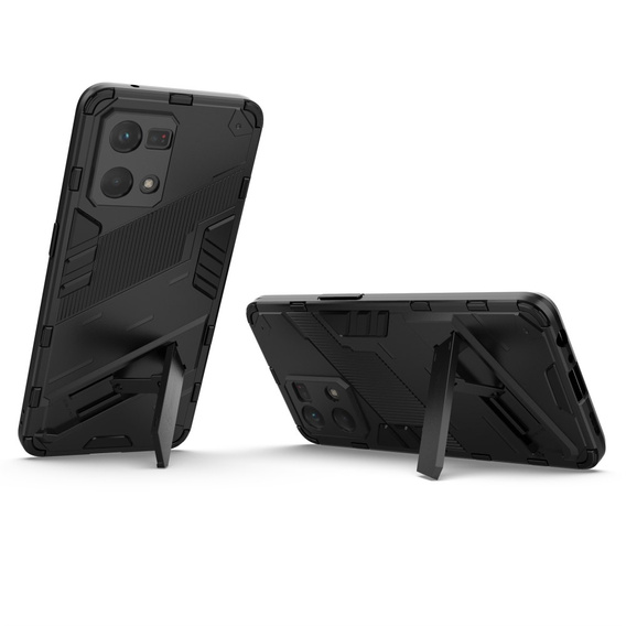 Pouzdro pro Oppo Reno7 4G, Military kickstand, modré