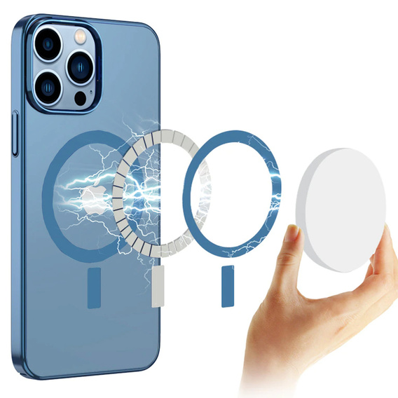 Pouzdro pro iPhone 13 Pro Max, ERBORD Hybrid MagSafe Case, modré
