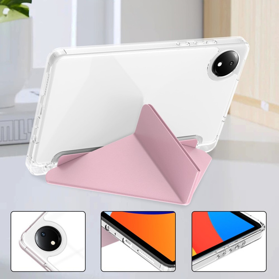 Pouzdro pro Xiaomi Redmi Pad SE 8.7", Origami, růžové rose gold
