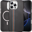 Pouzdro pro iPhone 16 Pro Max, Carbon Fiber MagSafe, černé
