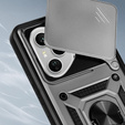 Pouzdro pro Honor 400 Pro 5G, CamShield Slide, stříbrné