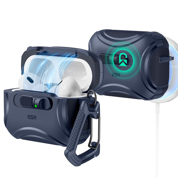 Pouzdro na sluchátka s MagSafe ESR Cyber FlickLock pro Apple AirPods Pro 3