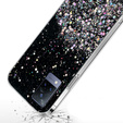 Pouzdro pro Vivo V21 5G, Glittery, černé