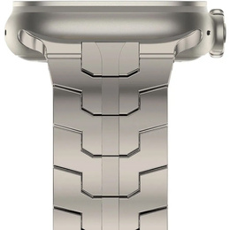 Bransoleta Stainless Segments do Apple Watch 1/2/3/4/5/6/7/8/SE/ULTRA 42/44/45/49MM, Silver