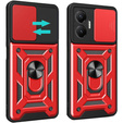 Pouzdro pro Xiaomi Poco F7, CamShield Slide, červené